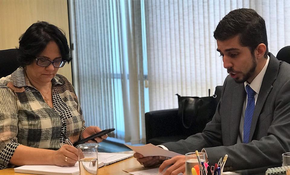 Em Brasília, parlamentar busca melhorias para o CSE
