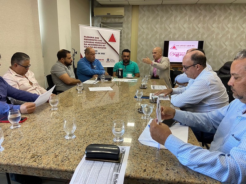 Reunião na Câmara de Ipatinga discute fortalecimento das Casas Legislativas do Vale do Rio Doce