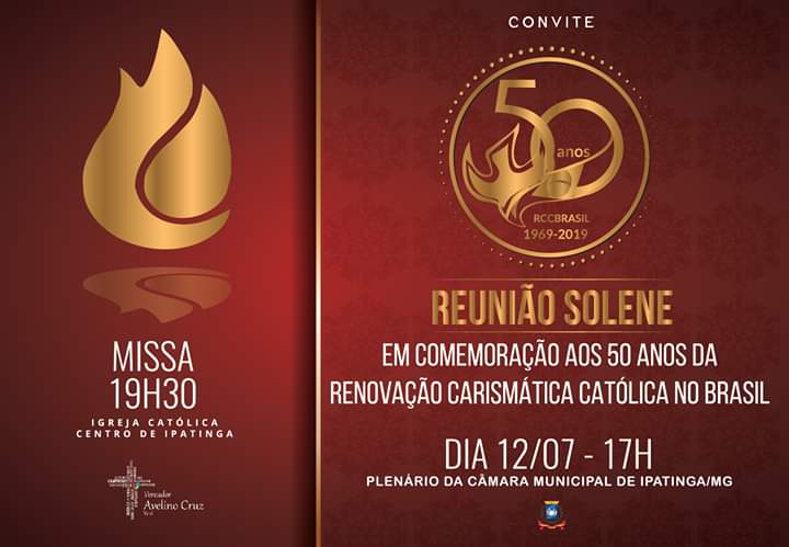 Sessão Solene marca 50 anos da Renovação Carismática Católica