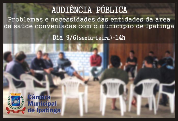 Audiência Pública problemas instituições saúde conveniadas