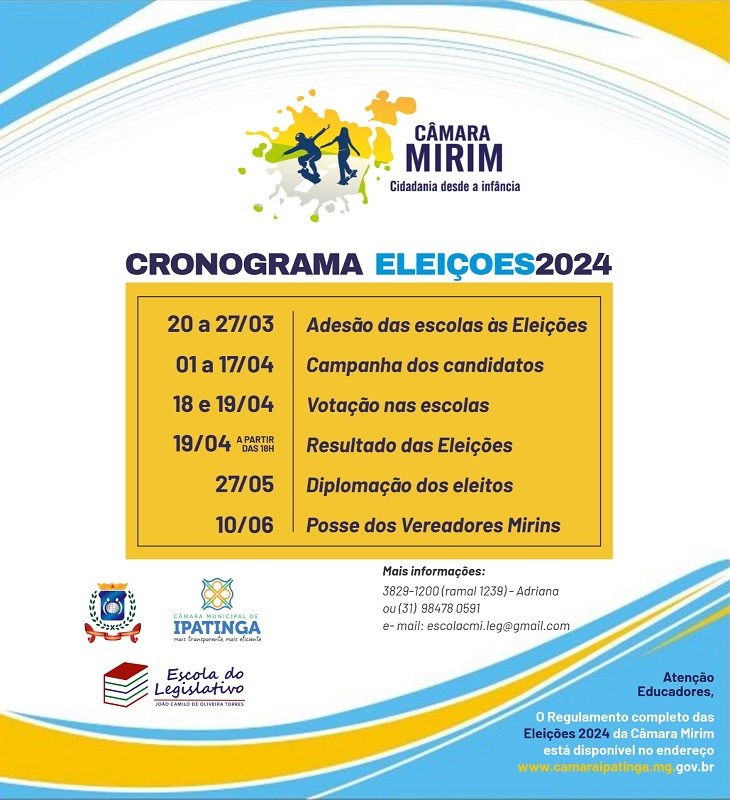 Ipatinga inicia eleições para Vereadores Mirins 2024: Uma oportunidade de aprendizado cívico para jovens estudantes