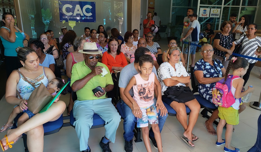 Mais de 90% das pessoas atendidas pelo CAC recebem até 2 salários-mínimos