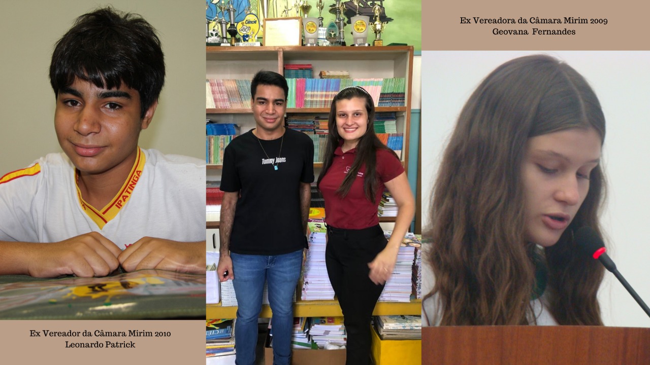 Ex-vereadores mirins acompanham visitas às escolas e estimulam adesão ao projeto